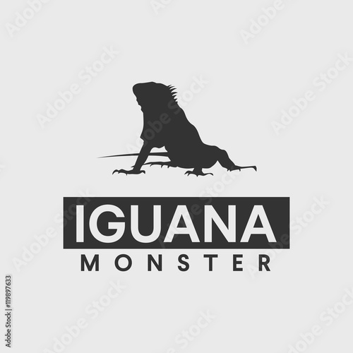 iguana silhouette