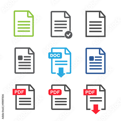 File Icons line style