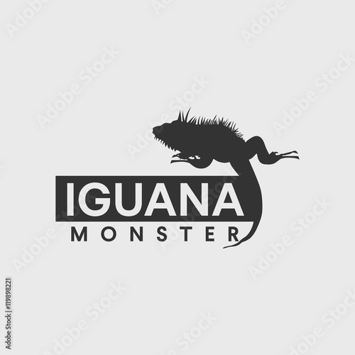 iguana silhouette