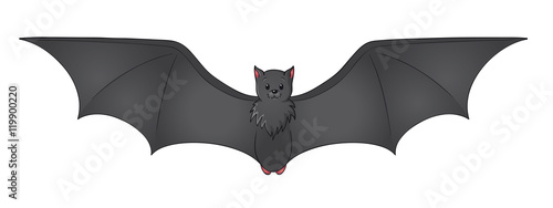 funny Bat Happy Halloween 