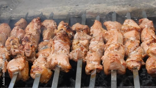 Grilled caucasus barbecue