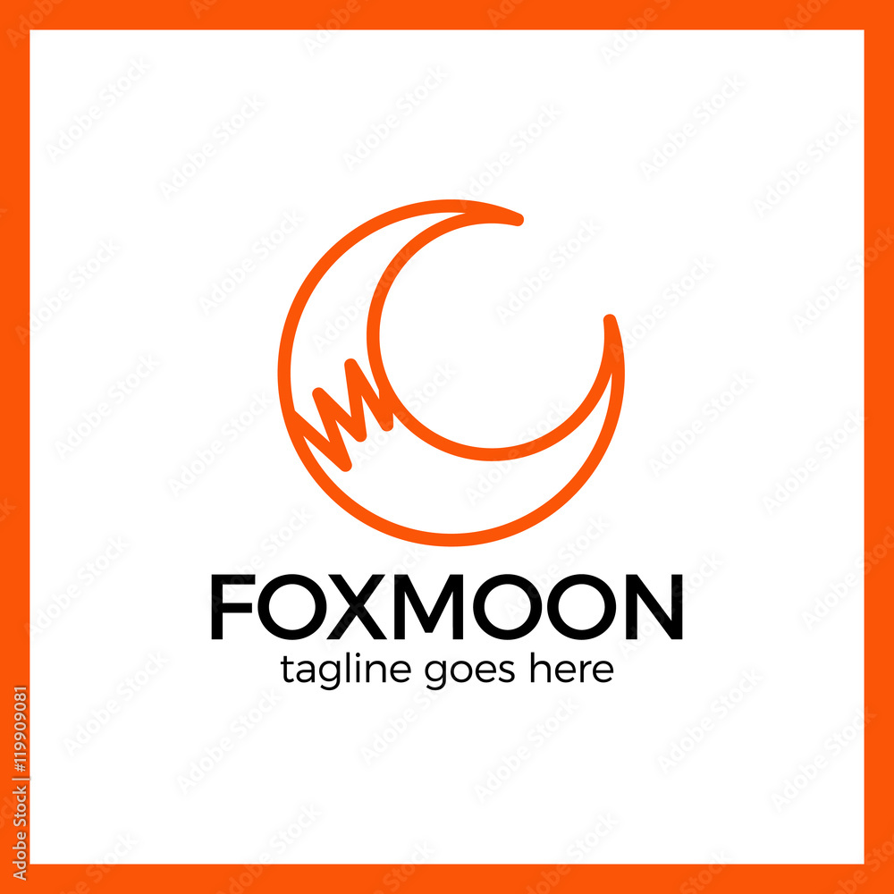 Fox Moon Logo - Letter C. Fox Moon Logo - Letter C.