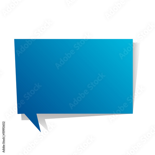 Speech Bubble isolate on white background