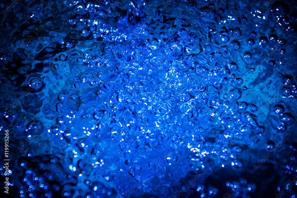 blue toned water droplets blue toned water droplets