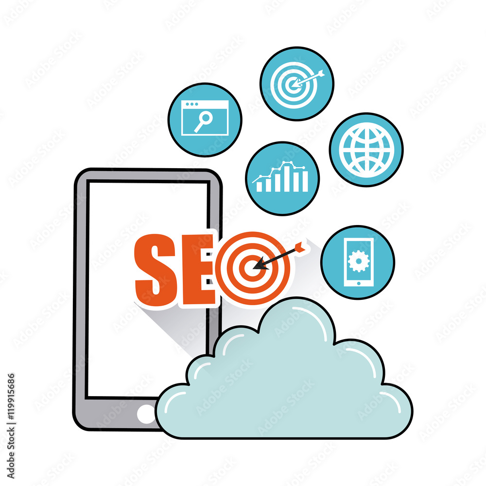 seo technology icon design, vector illustration eps10 seo technology icon design, vector illustration eps10