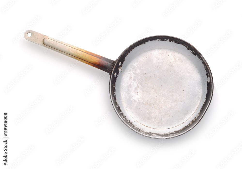 Fototapeta premium Old pan isolated on white