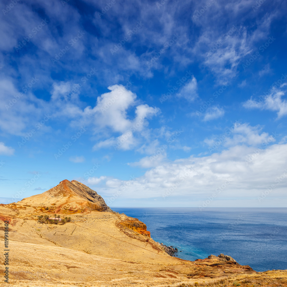 cliffs at Ponta de Sao Lourenco, Madeira, Portugal cliffs at Ponta de Sao Lourenco, Madeira, Portugal