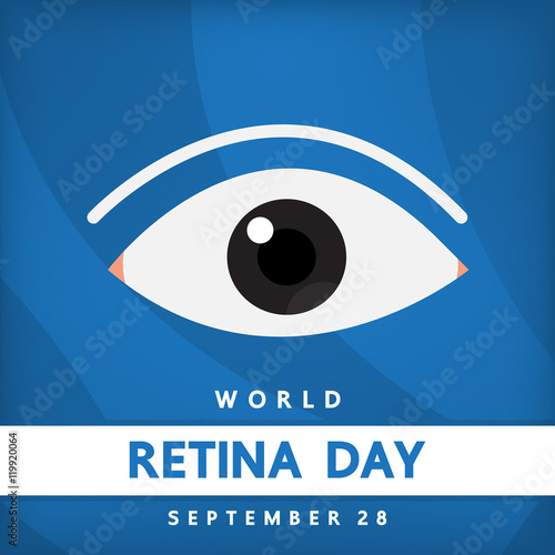 World retina day , Vector design for international day.