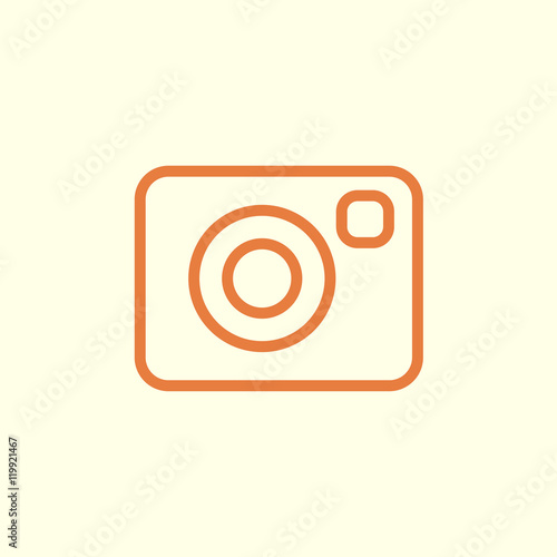 Free Download camera line icon - GFXLoad
