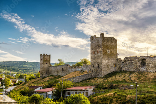 Genoese fortress in the city of Feodosia, Crimea