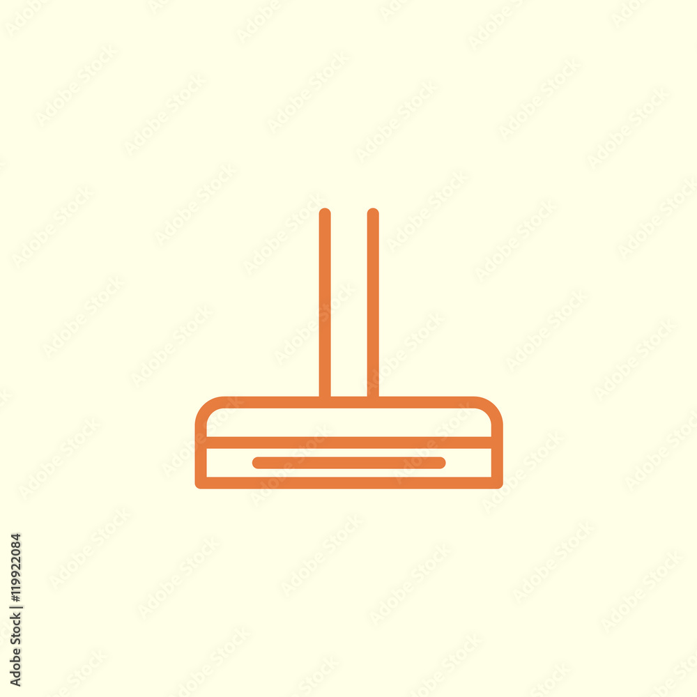 broom line icon broom line icon
