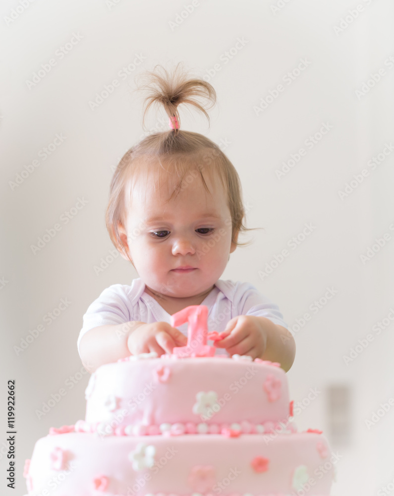 Birthday 1 year top old baby girl