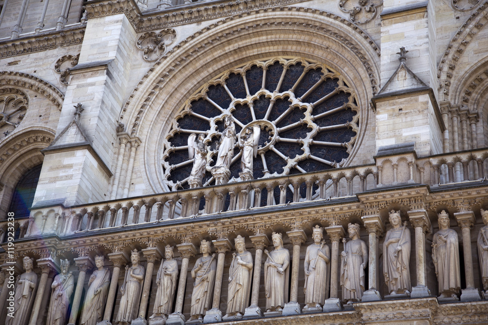 Notre Dame, famous Paris cathedral