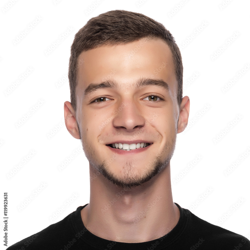 Obraz premium Young man isolated.