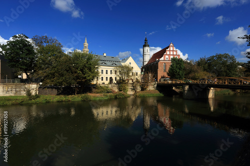 Miasto Opole, kanał Młynówka. © Stanisław Błachowicz