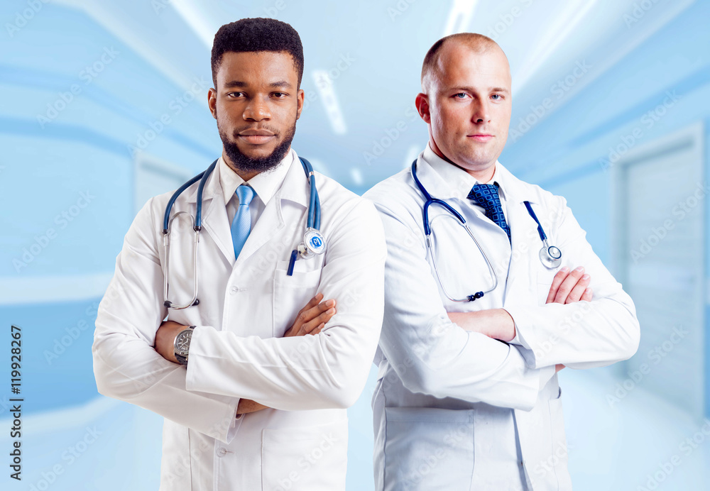 Fototapeta premium Group doctors