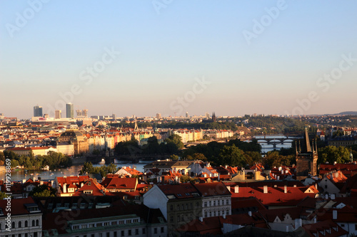 Prague at sunrise