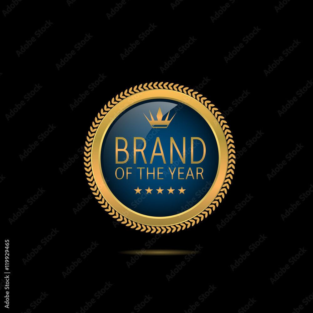 Blue Brand label