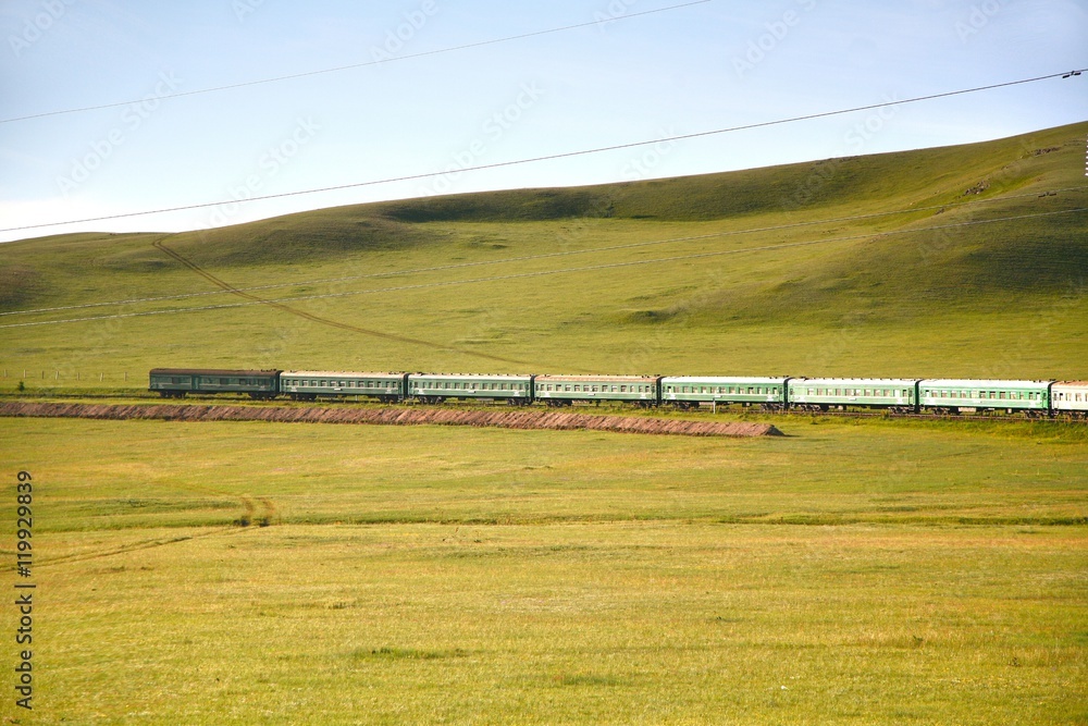  Trans-Siberian Railway from beijing china to ulaanbaatar mongolia