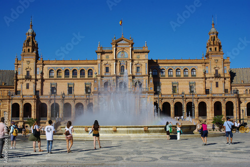 Seville Spain Square (The Plaza de Espana)