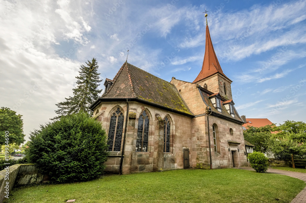 Historische Kirche St. Maria Magdalena in Tennenlohe, Erlangen