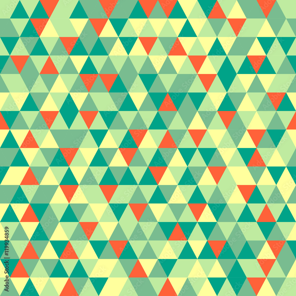 Green red yellow triangle geometric seamless pattern Green red yellow triangle geometric seamless pattern