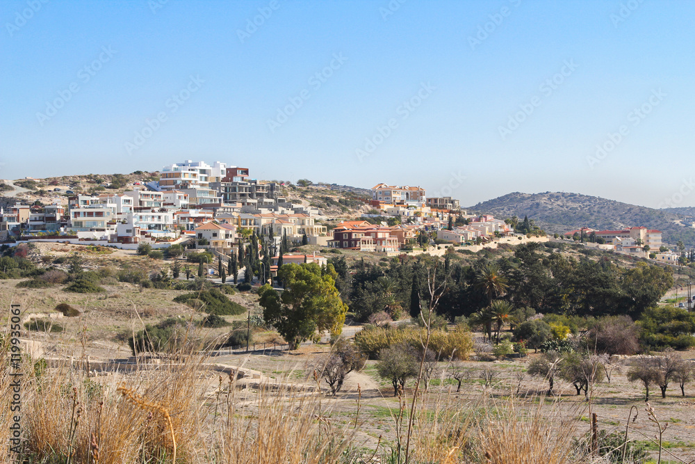 view of the Limassol town in Cyprus