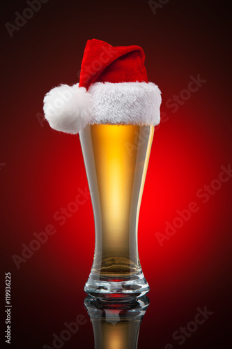 Christmas beer mug
