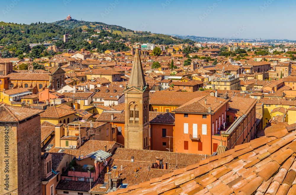 cityscape of Bologna
