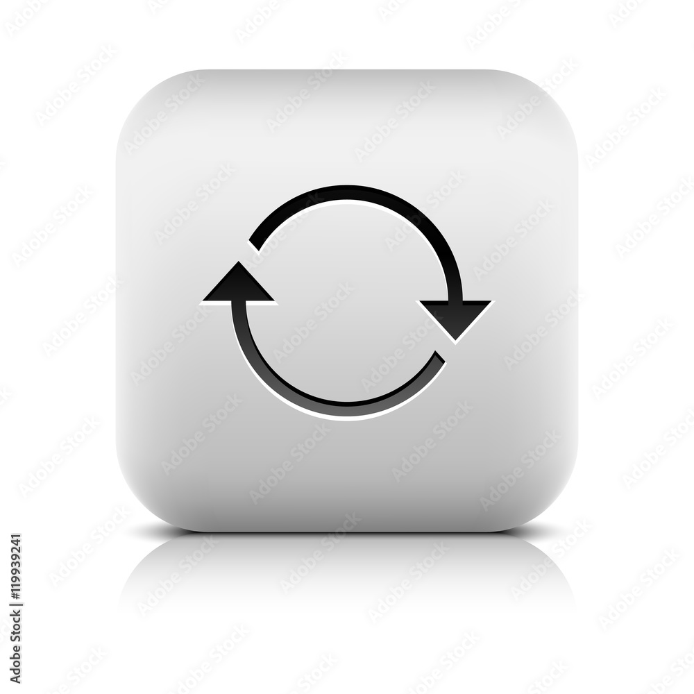 Arrow icon refresh, reload, rotation, reset sign Arrow icon refresh, reload, rotation, reset sign