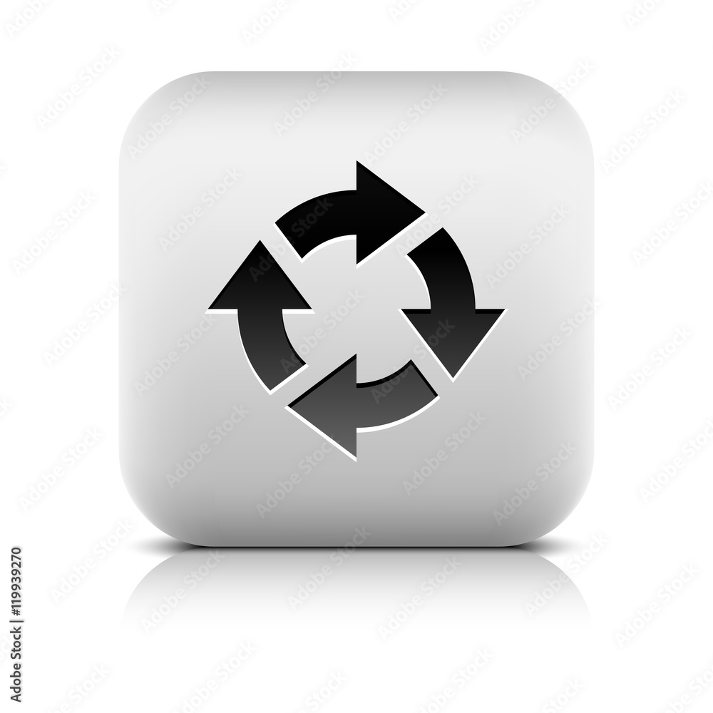 Arrow refresh, reload, rotation, reset, loop icon Arrow refresh, reload, rotation, reset, loop icon