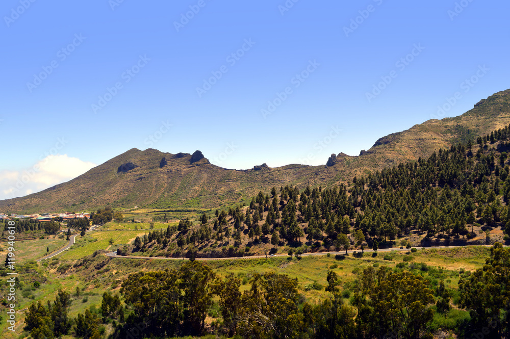 Santiago Del Teide countryside in Tenerife