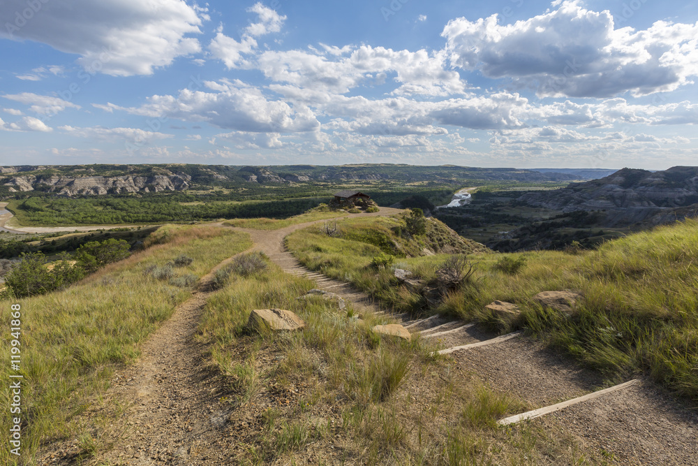 Trail To Scenic Badlands