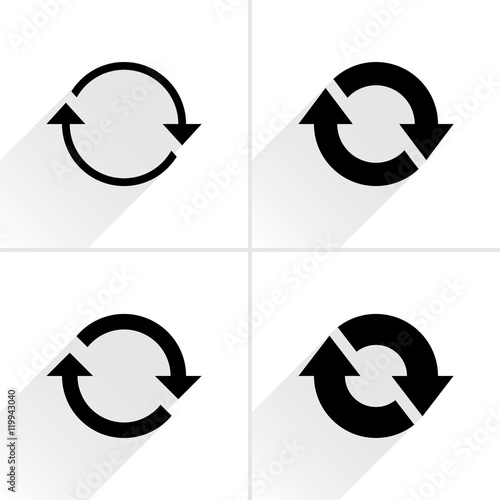 Arrow icon reload, rotation, reset, repeat sign