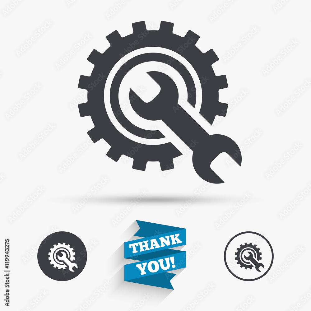 Repair tool sign icon. Service symbol. Repair tool sign icon. Service symbol.