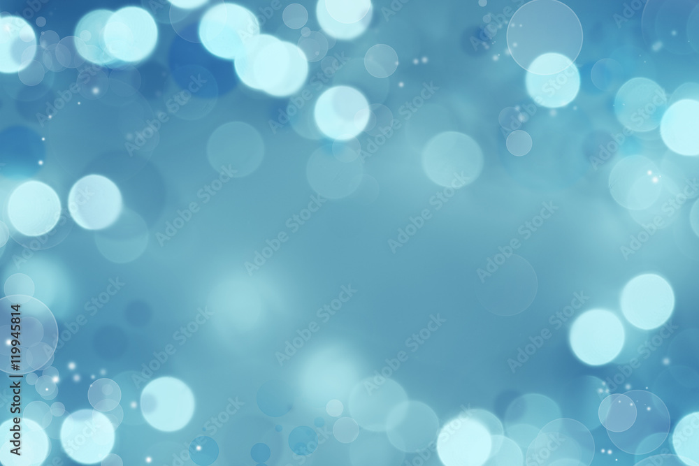 Abstract blue blurs background