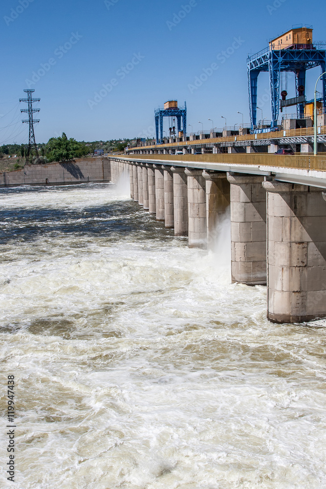 hydroelectric work on the Dnieper River.