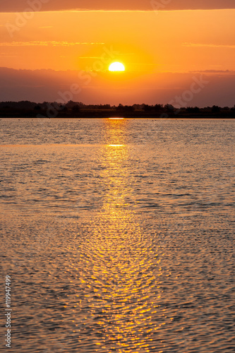 Sunrise over the estuary.