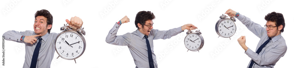 Businessman under stress not meeting his deadlines Businessman under stress not meeting his deadlines