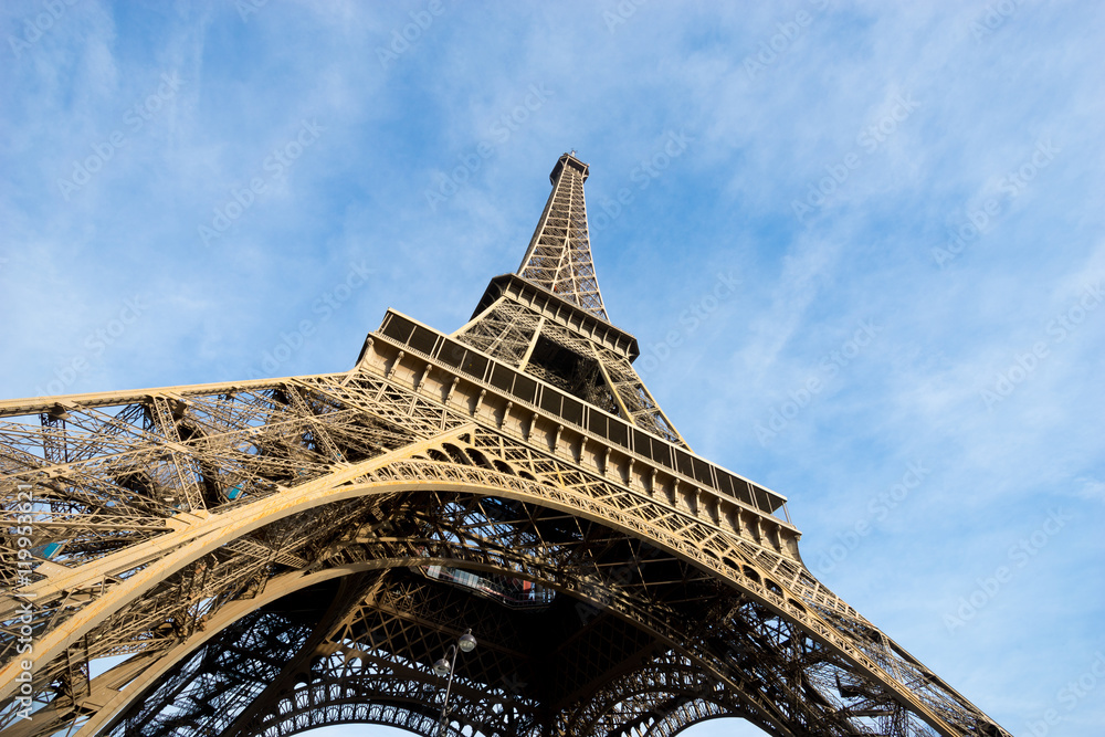 Eiffel tower Paris, France - obrazy, fototapety, plakaty 