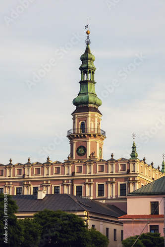 Zamosc Town Hall on Great Market Square