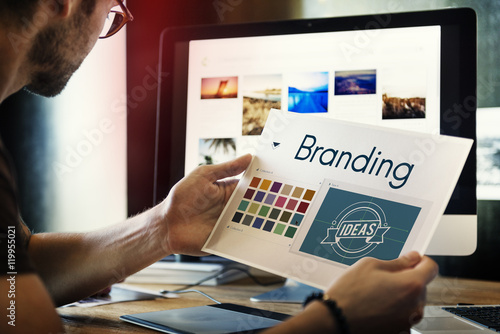 Photo Branding Ideas Design Identitiy Marketing Concept