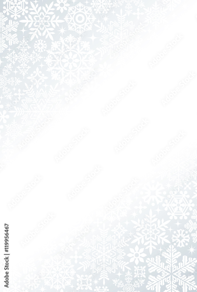 喪中はがき 寒中見舞い 雪の結晶 Stock ベクター Adobe Stock