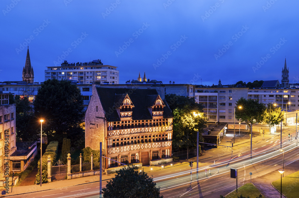 Fototapeta premium Panorama of Caen