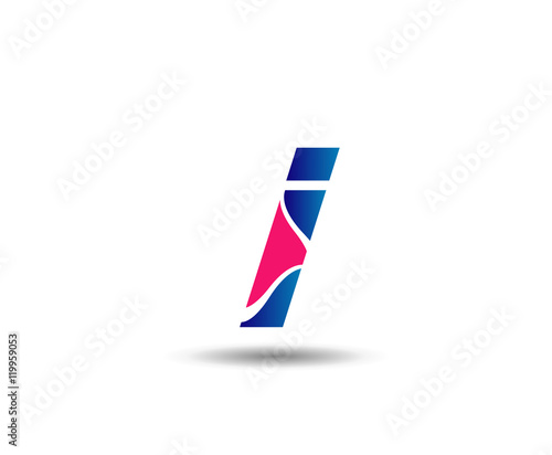 Letter i logo. Creative concept icon 