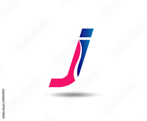 Letter j logo icon 