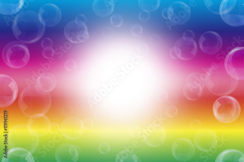 #Background #wallpaper #Vector #Illustration #design #free #free_size #charge_free #colorful #color rainbow,show business,entertainment,party,image  背景素材壁紙,シャボン玉,バブル,水,気泡,光線,透明感,ぼけ,ぼかし,輝き,煌めき,淡色,薄色,空