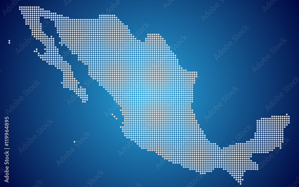 The Mexico Map - Pixel 
