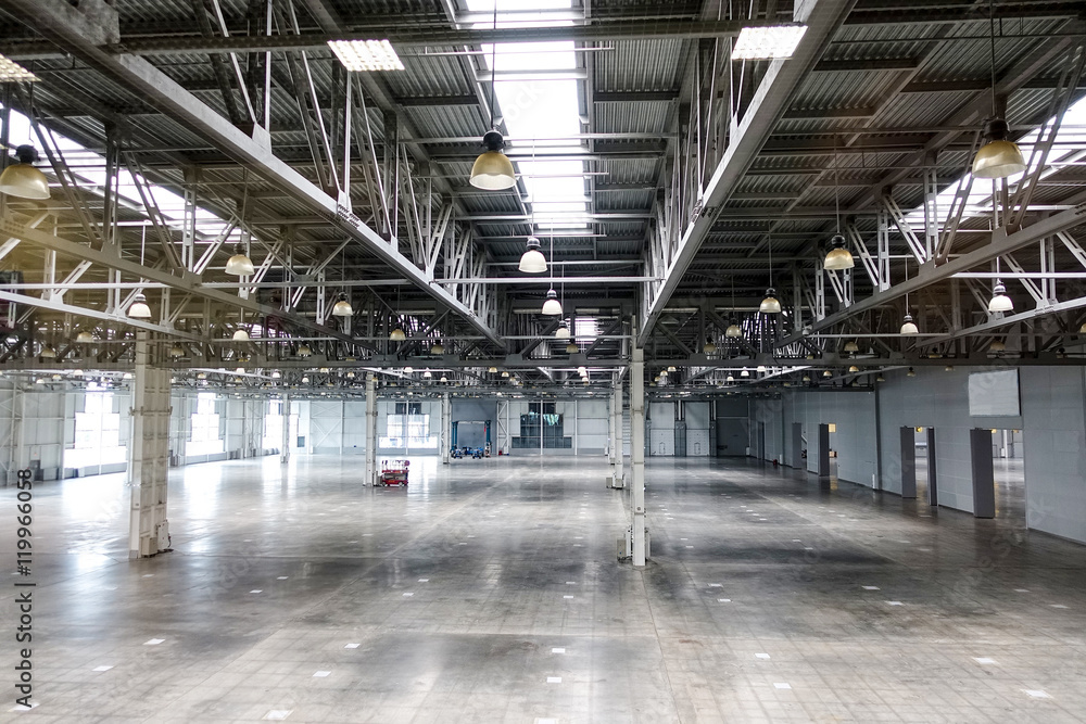 Big empty warehouse