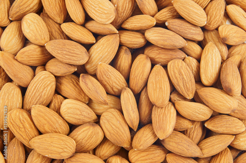 Fototapeta premium Almonds background